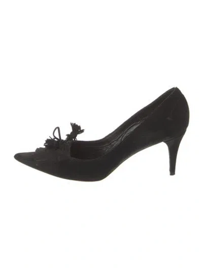 Pre-owned Chloé Suede Pumps In Black