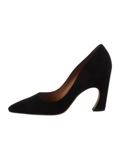 Pre-owned Chloé Suede Pumps In Black