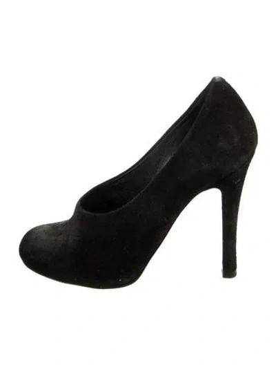 Pre-owned Chloé Suede Pumps In Black