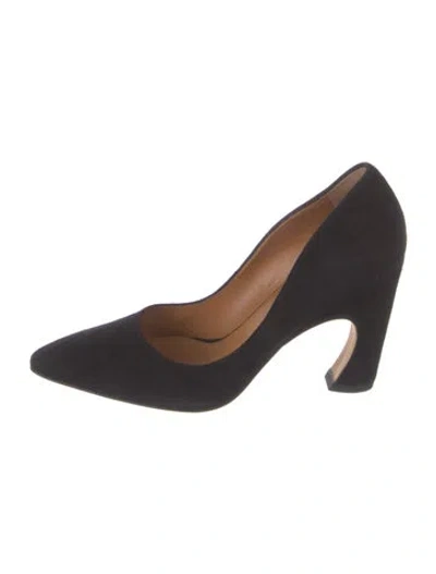 Pre-owned Chloé Suede Pumps In Black