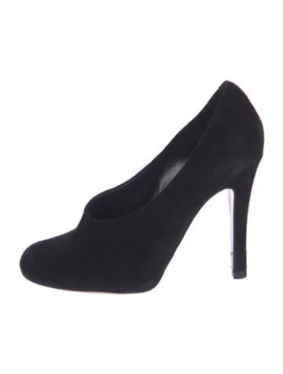 Pre-owned Chloé Suede Pumps In Black