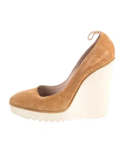 Pre-owned Chloé Suede Pumps In Brown