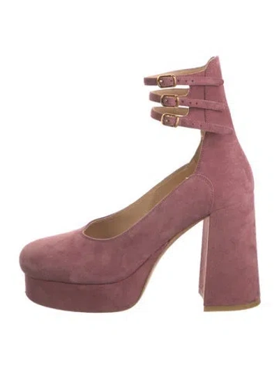 Pre-owned Chloé Suede Pumps In Pink