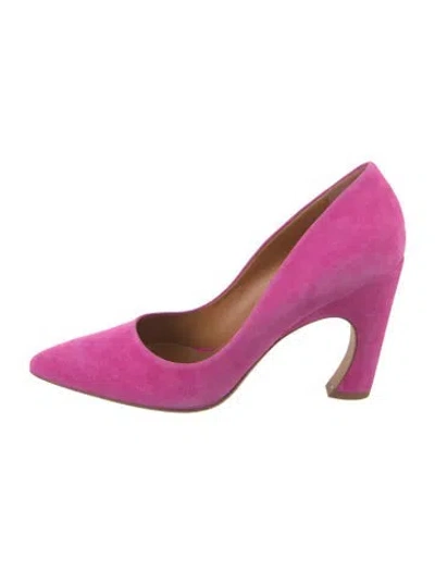 Pre-owned Chloé Suede Pumps In Pink