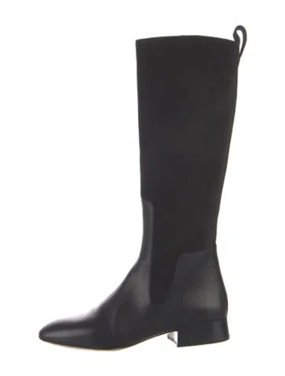 Pre-owned Chloé Suede Riding Boots In Black