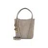 Chloé Suede Shoulder Bag In Gray