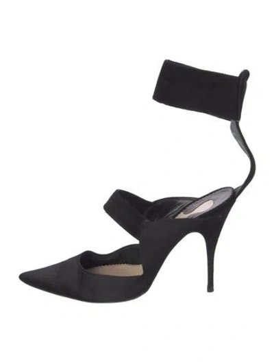 Pre-owned Chloé Suede Slingback Pumps In Multi