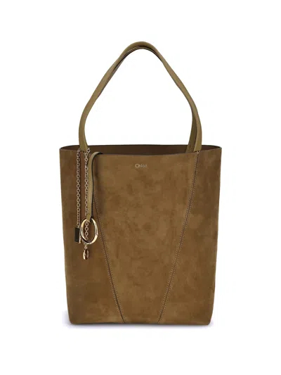 Chloé Suede Spin Tote Bag