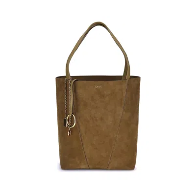 Chloé Suede Spin Tote Bag