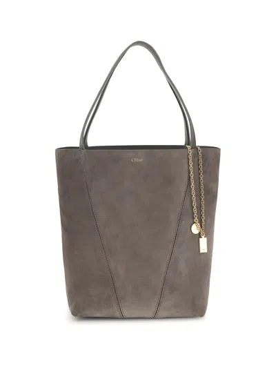 Chloé Suede Spin Tote Bag