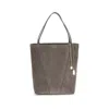 Chloé Spin Medium Tote Bag In Gray