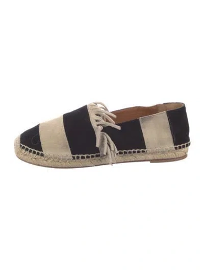 Pre-owned Chloé Suede Striped Espadrilles