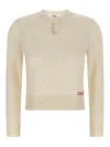 Chloé Chloe White Wool Blend Sweater In Neutral
