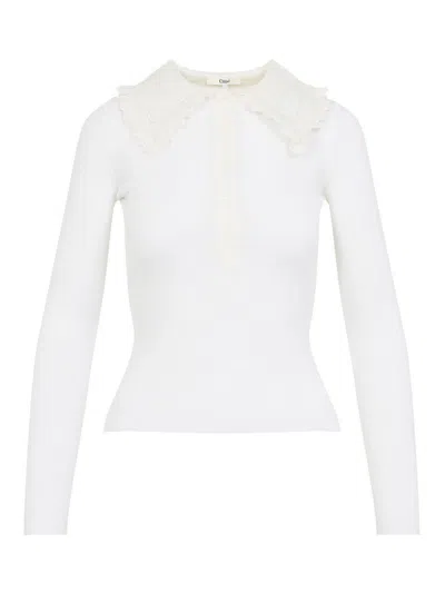 Chloé Sweater In White