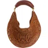Chloé X Made For A Woman Summer Banana Small Raffia Shoulder Bag In Brown