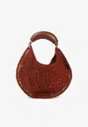 Chloé Chloe Summer Banana Hobo Bag Women In Brown
