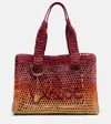 Chloé Womens Multicolor Orange Summer Banana East-west Raffia Tote Bag In Multi