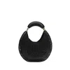 Chloé Chloe Women Black Raffia Banana Handbag