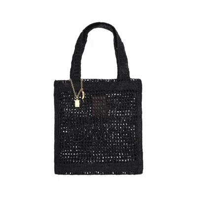 Chloé Summer Banana Tote Bag In Black