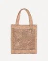 Chloé Summer Banana Shopping Bag In Brown
