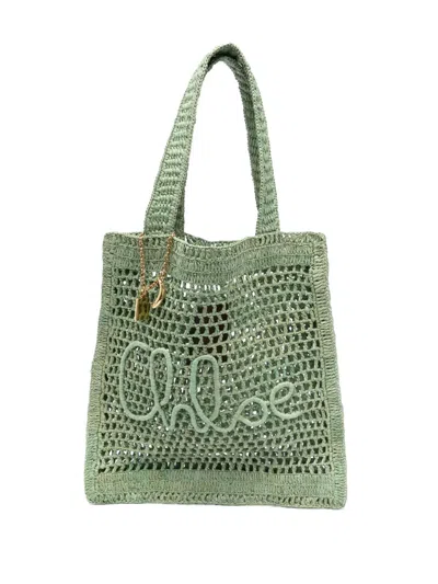 CHLOÉ SUMMER BANANA TOTE BAG