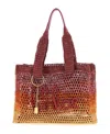 Chloé Womens Multicolor Orange Summer Banana East-west Raffia Tote Bag In Multi