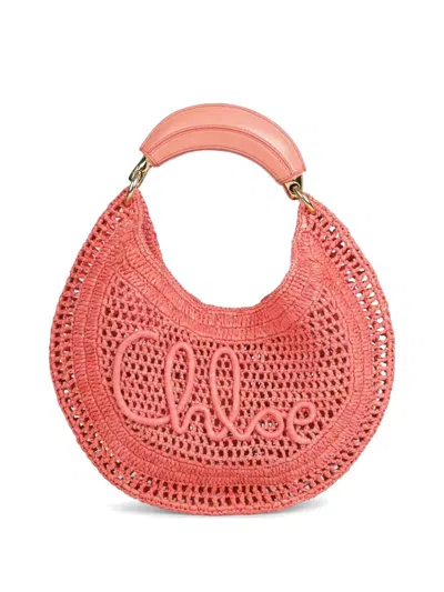 Chloé Summer Banana Tote Bag In Pink