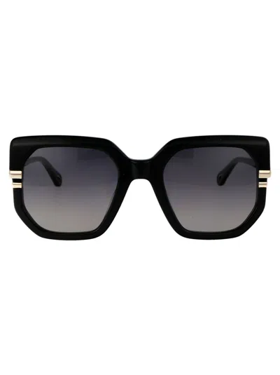 Chloé Sunglasses In 001 Black Black Grey