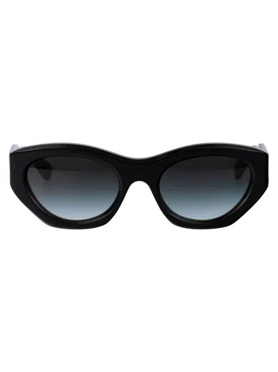 Chloé Chloe Sunglasses In 001 Black Black Grey