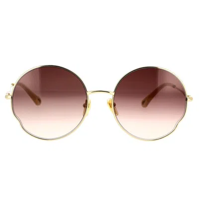 Chloé Sunglasses In Gold