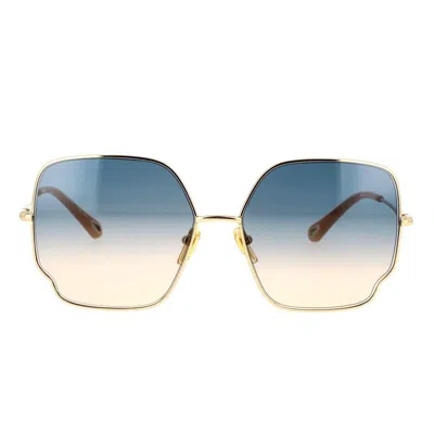Chloé Sunglasses In Gold