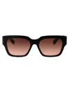 Chloé Havana-havana-copper Acetate Sunglasses In Black