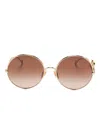 Chloé Women Tondi Occhiali In Pink