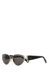 Chloé Chloe Women Black Acetate Sunglasses In Brown