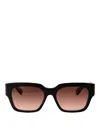 Chloé Havana-havana-copper Acetate Sunglasses In Black
