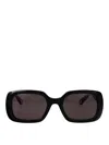Chloé Chloe Squared Sunglasses Ch0333 S 001 In Black