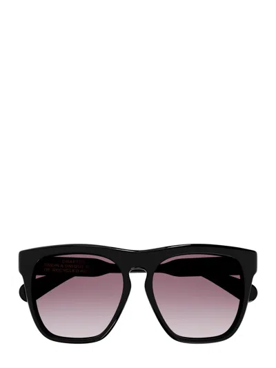 Chloé Logo Sunglasses In Black