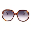 Chloé Havana/ Blue West Sunglasses In Brown