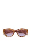 Chloé Havana Acetate Cat-eye Sunglasses In Brown