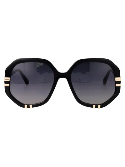 Chloé Chloe Sunglasses Ch0105 S 008 In Black