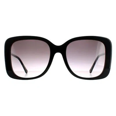 Pre-owned Chloé Chloe Sunglasses Ch0125s 001 Black Gray Gradient
