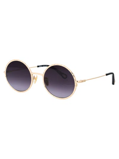 Chloé Chloe Sunglasses Ch0230 S 001 In Gold