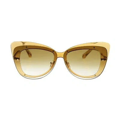 Pre-owned Chloé Sunglasses Chloe Dree Cat Eye Yellow Original Ce175s