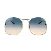 Chloé Sunglasses In Gold