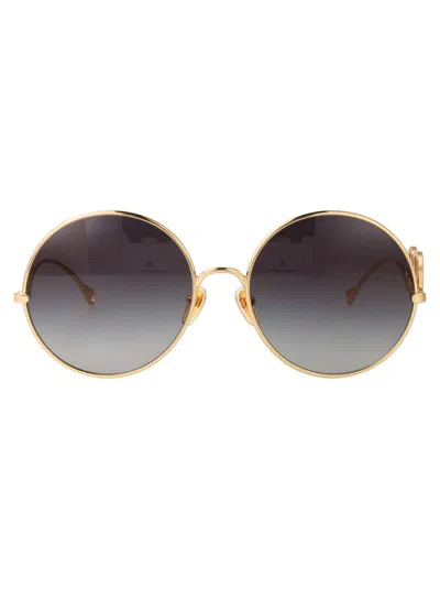 Chloé Chloe Round Sunglasses Ch0329 S 001 In Gray