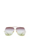 Chloé Aly Sunglasses In Gold