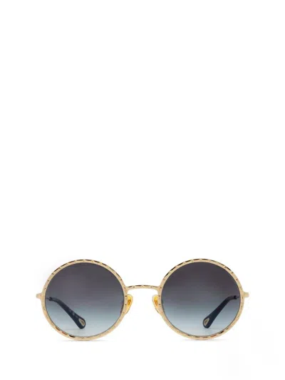 Chloé Womens Ch0230s Round-frame Metal Sunglasses Gold