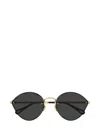 Chloé Geometric-frame Sunglasses In Gold