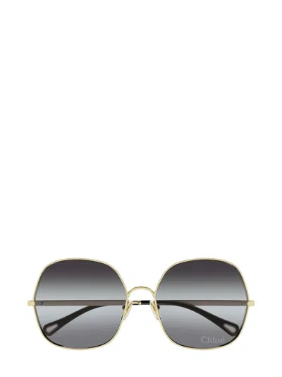 Chloé Sunglasses In Gold