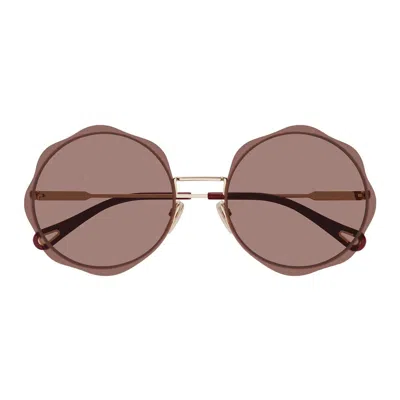 Chloé Sunglasses In Gold